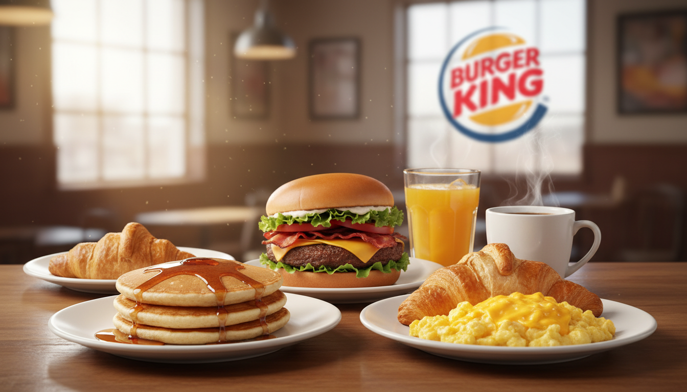 burger king breakfast menu with pictures