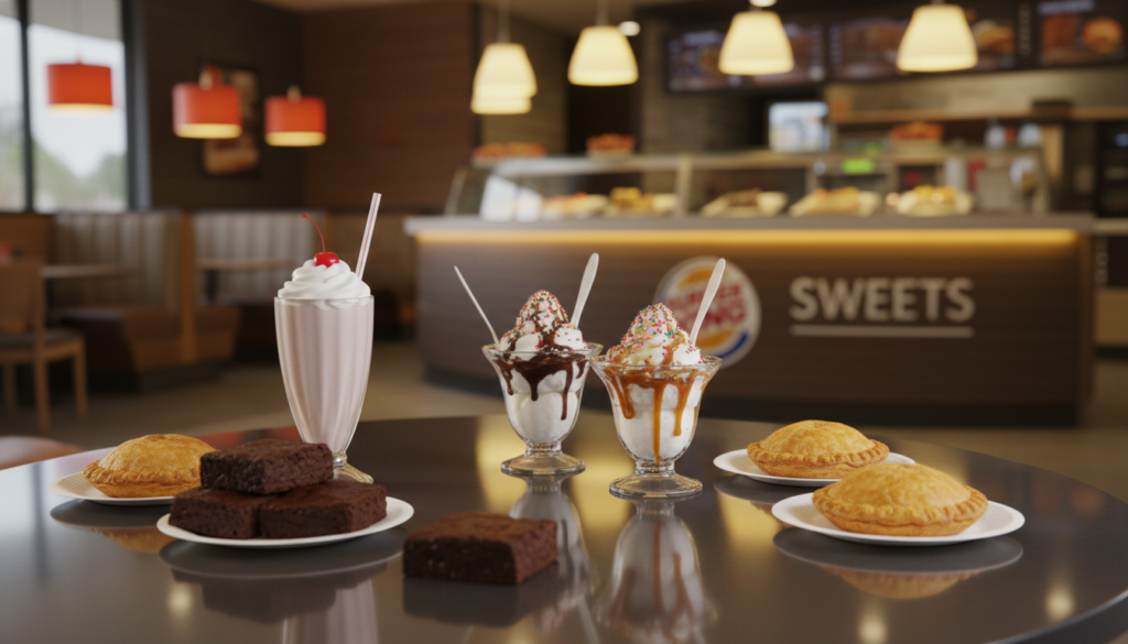 burger king dessert selection