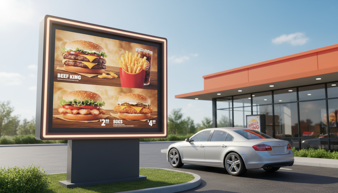 burger king drive thru menu
