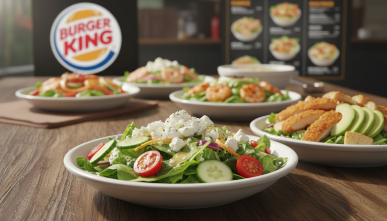burger king salad menu