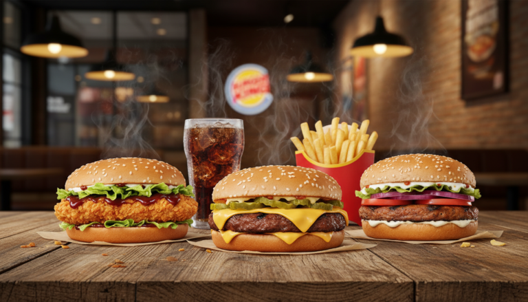 burger king sandwich menu