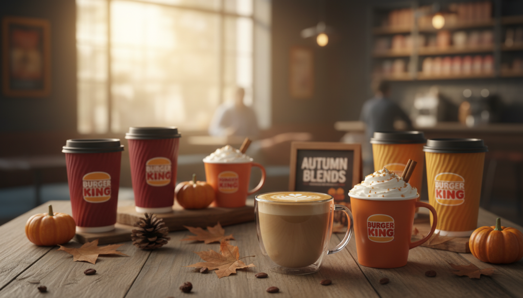 burger king seasonal coffee drinks
