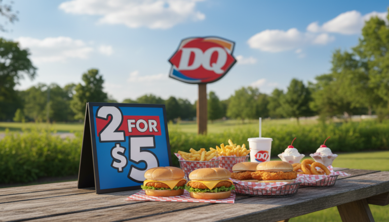 dairy queen 2 for $5 menu
