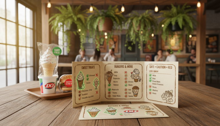 dairy queen allergen menu