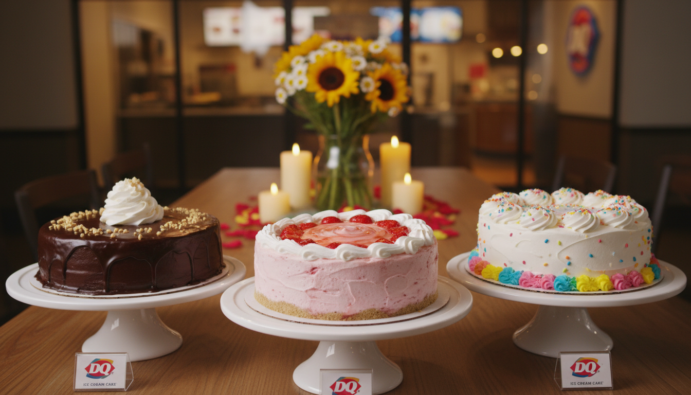dairy queen cake menu