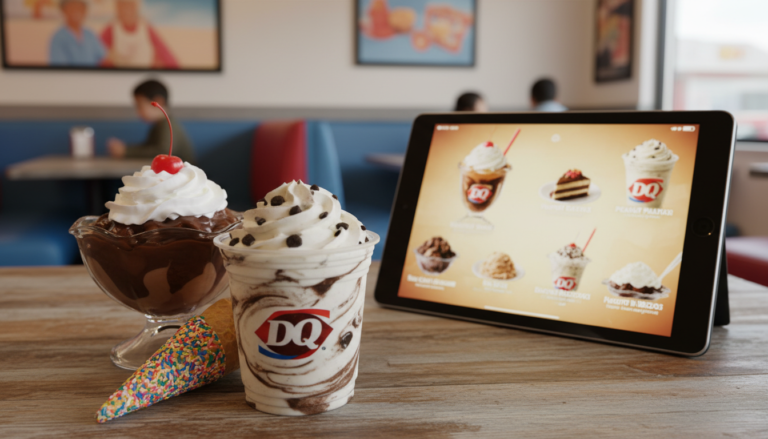 dairy queen dessert menu