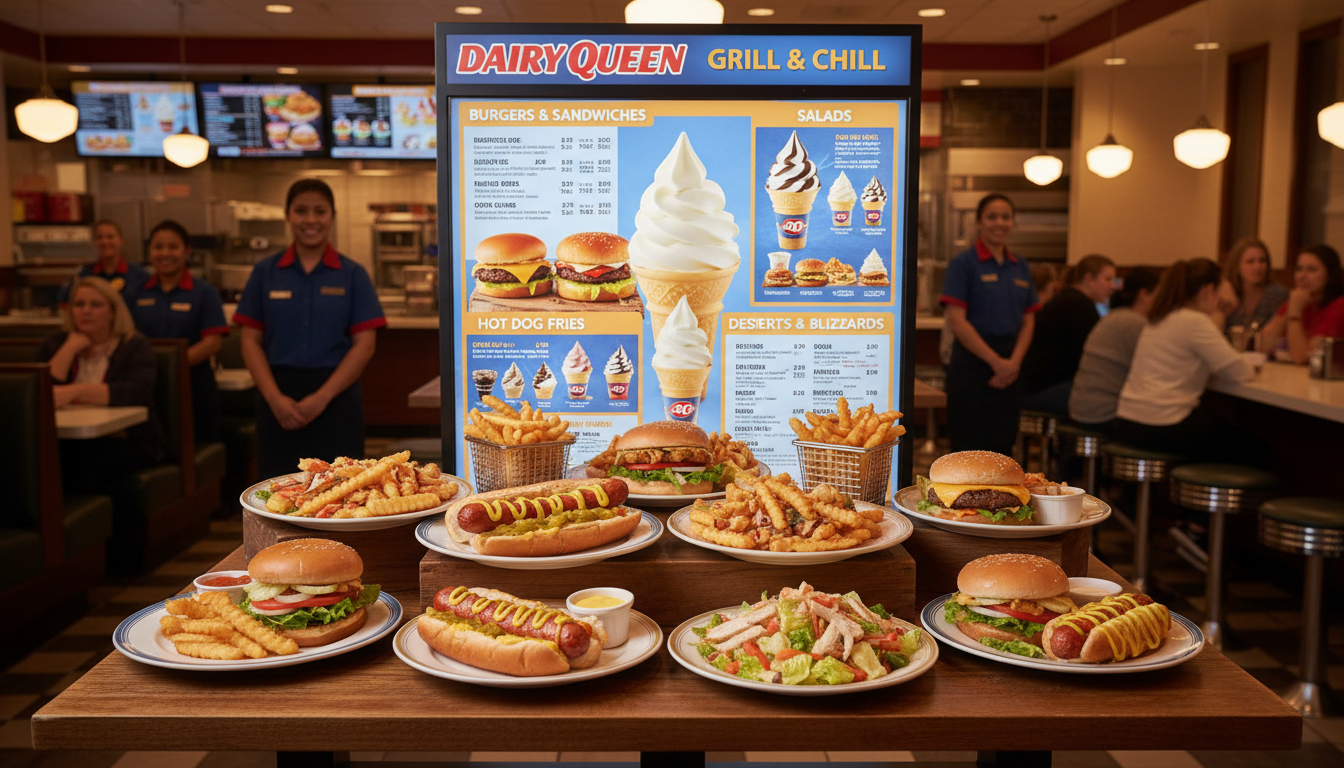 dairy queen grill menu