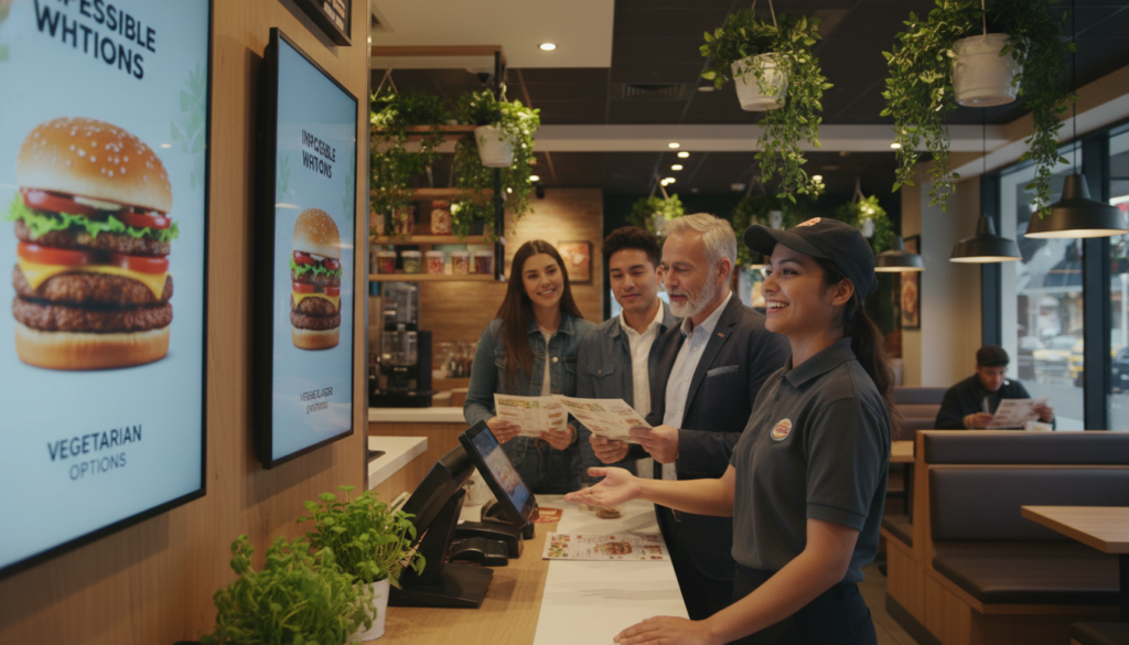 how to order vegetarian at Burger King