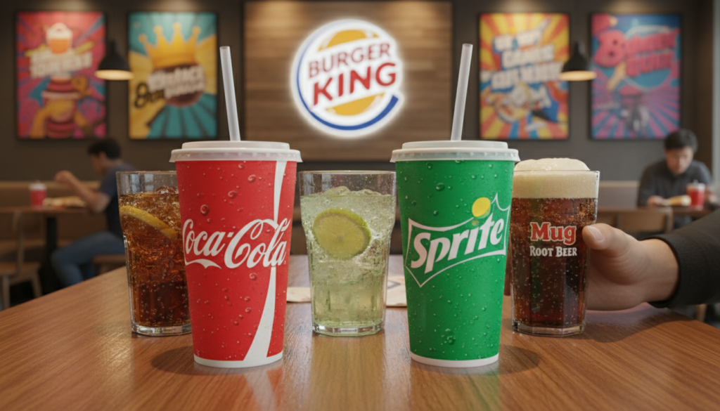 soft drinks at burger king