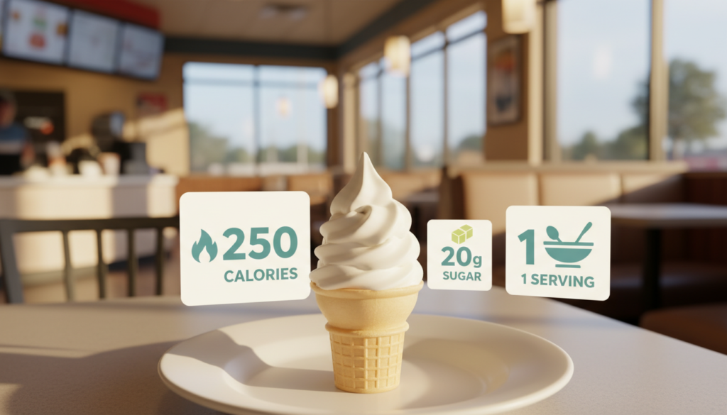 soft serve nutritional information