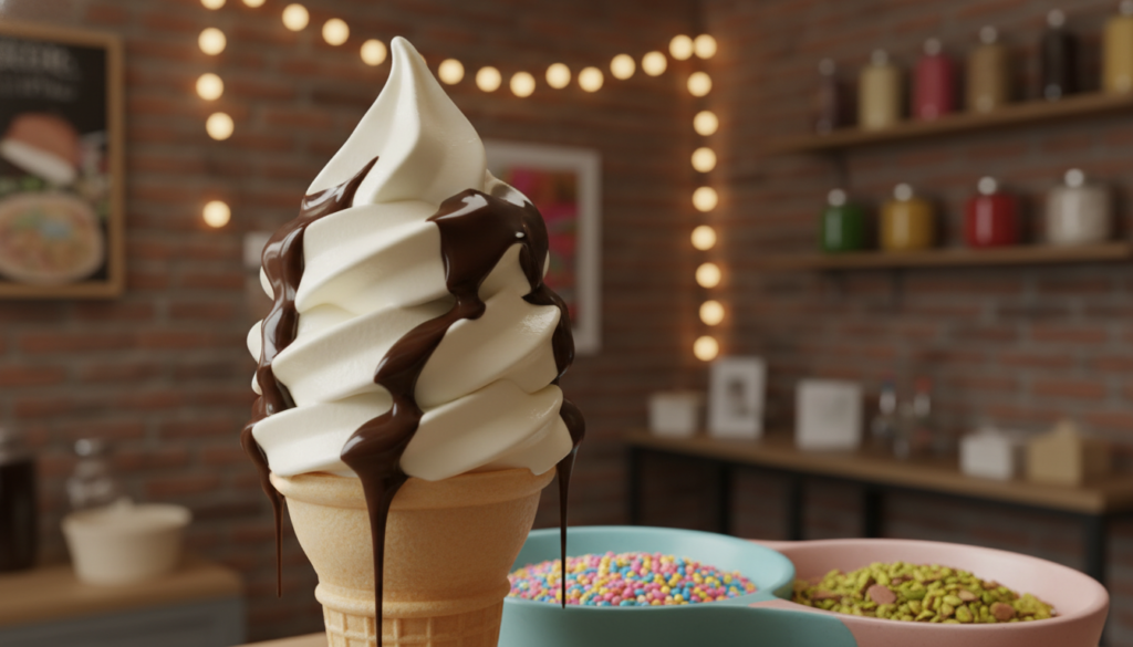 vanilla soft serve