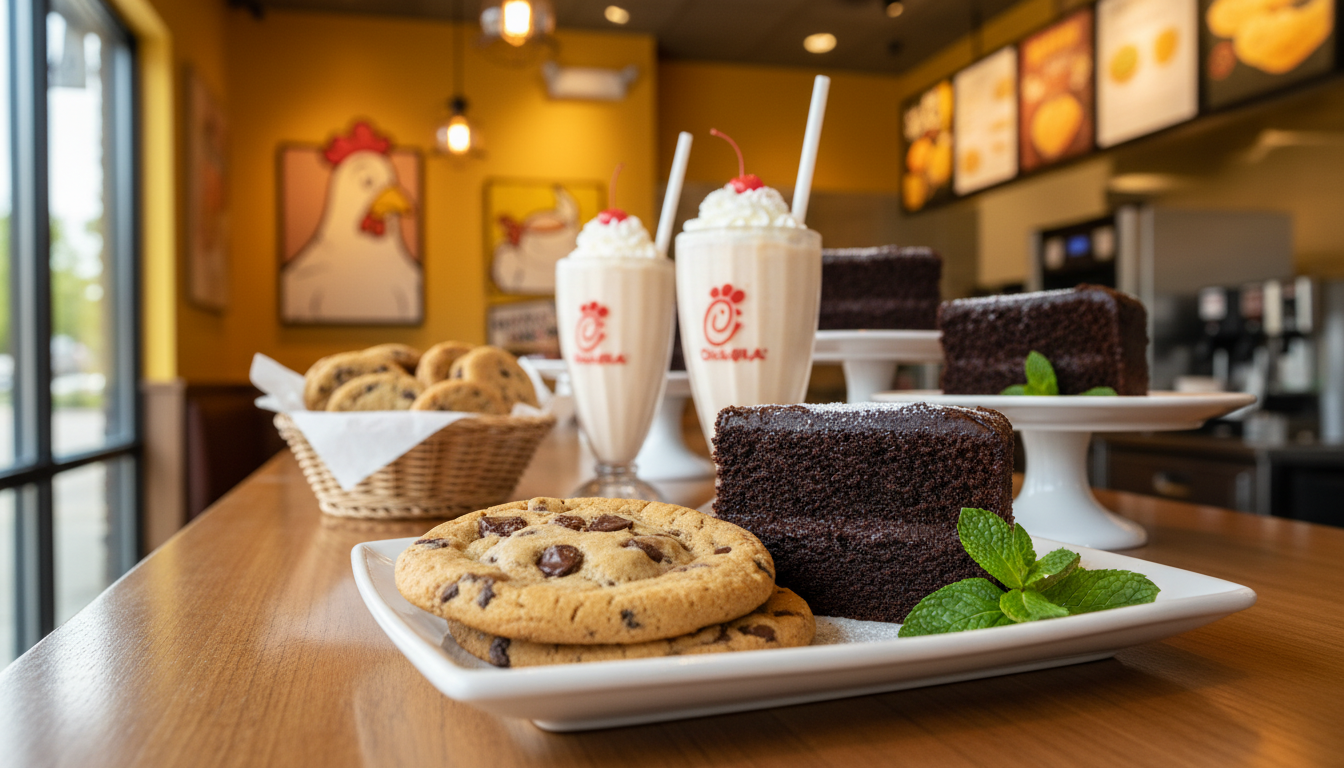 chick fil a dessert menu