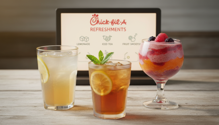 chick fil a drinks menu