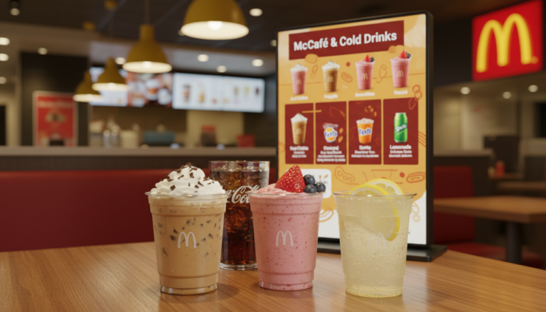 mcdonald's drink menu