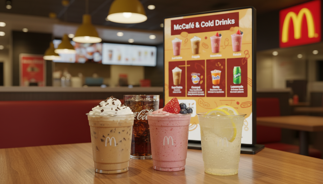 mcdonald's drink menu