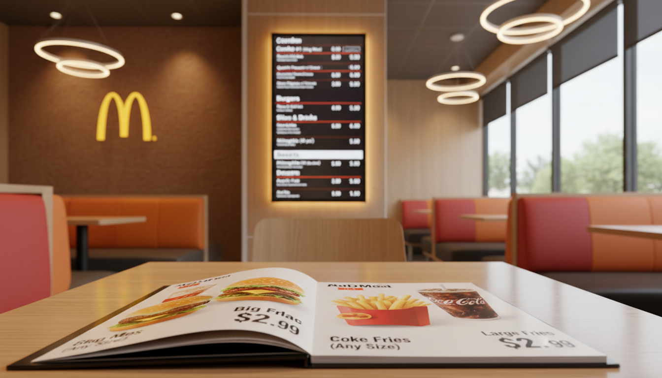 mcdonald's menu with prices
